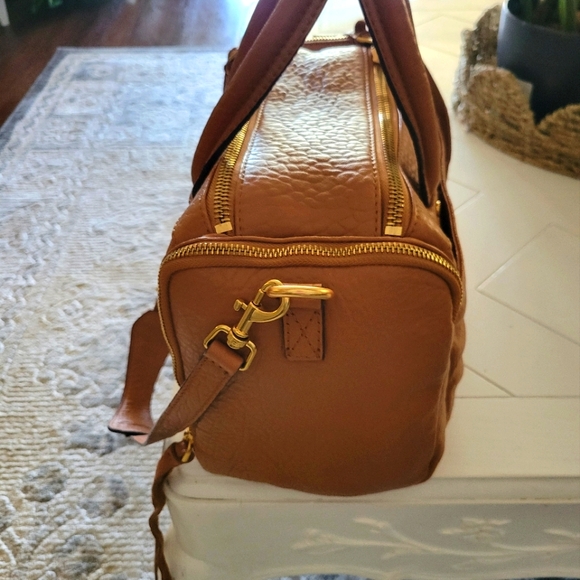 Aimee Kestenberg car-go satchel in honeycomb - Picture 2 of 4